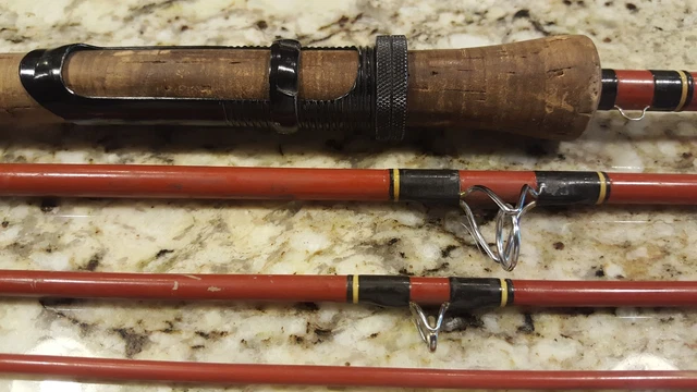 PHILLIPSON SWAMP FOX Deluxe 4 piece fiberglass fly rod. $125.00